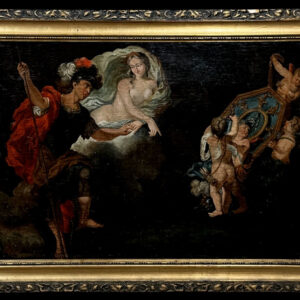 Escuela Europea (c. 1750) - Rinaldo y Armida