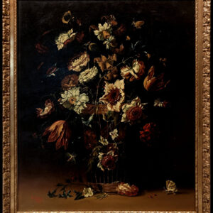 Escuela Española (c. 1900) - Ramo de flores II(según Juan de Arellano)