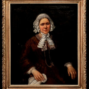 Caroline Swagers (1808-1877) - Retrato de una mujer con cofia
