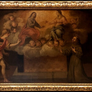 Escuela de Sevilla (circa 1640) - La visión de San Francisco de Asís
