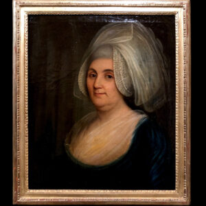 Escuela parisina (c. 1770) - Retrato de una dama con cofia