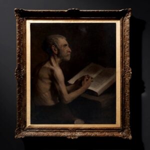 Escuela francesa (c. 1870) - Meditación de San Jerónimo