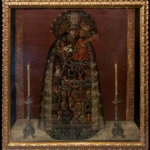 Escuela Mexicana (c. 1700) - Virgen de los Desamparados / Nuestra Señora de los Abandonados
