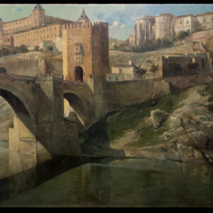 Joaquín Martínez Lumbreras (doc. 1878-1897) - Toledo: Vista del Alcázar