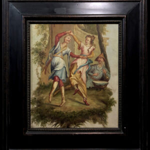 Escuela europea (c. 1900) - Danza china (según un panel de Christophe Huet)