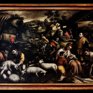 Jacopo Bassano (1515-1592), discípulo de - La Sagra Della Mietitura