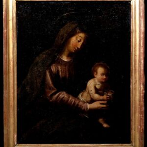 Escuela española (c. 1700) - Madonna Dal Bicchierino