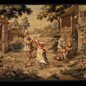 Aubusson / David Teniers II (1610-1690) - Tapiz - 120 cm x 250 cm - Gaitas
