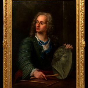Escuela francesa (c. 1760) - Retrato de un escultor