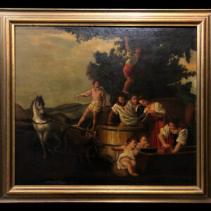 Escuela italiana (siglo XVIII) - El pisado de las uvas