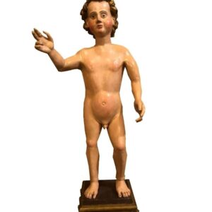 Escultura del Niño Jesús según el modelo de Martínez Montañés – España, siglo XVIII