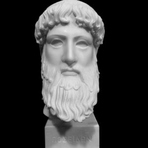Escuela Europea (siglo XX) - Cabeza de mármol de Neptuno