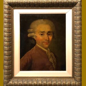 Escuela rococó de Turín - Retrato de un caballero con peluca
