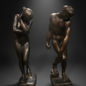Auguste Rodin (1840-1917) - Adán y Eva, edición Valsuani 6/12