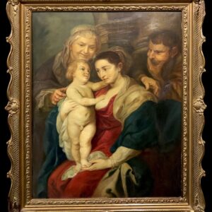 Escuela Europea (c. 1930) - La Sagrada Familia con Santa Ana (Según P.P. Rubens)