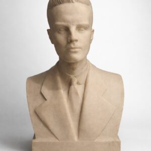 Athanase Apartis (1899-1972) - Busto de un joven en mármol tallado, firmado en 1928.