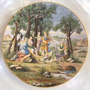 Angelo Minghetti (1822–1885) - Escena de la Gran Meseta: El mito de Orfeo