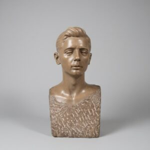 Cabeza de un joven en mármol - España, c. 1920