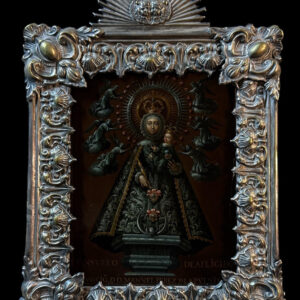 Escuela de Madrid (c. 1700) - Nuestra Señora de la Consolación, Panel de Devoción Privada