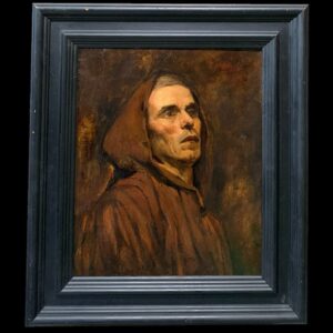 Escuela francesa (siglo XX) - Retrato de un monje
