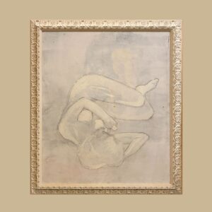 Escuela española moderna - Desnudo monocromático elegante