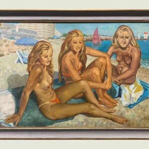 Escuela francesa (años 60) - Desnudo al sol