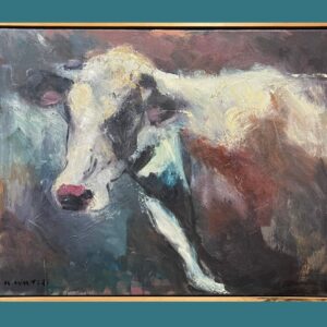 Escuela holandesa (años 60) - Retrato de una vaca