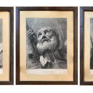 Marco Alvise Pitteri (1702-1786); Giambattista Piazzetta (1682-1754) - Grabados de los Tres Apóstoles