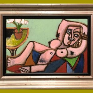 Escuela española contemporánea - El desnudo rosa