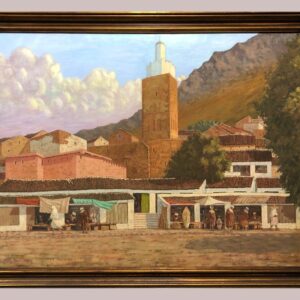 Escuela de Orientalismo Español (años 50) - Pequeño pueblo del Rif