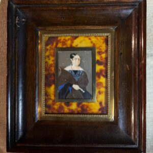 Escuela española (c. 1800) - Dama en miniatura