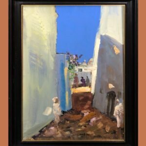 Escuela orientalista (década de 1930) - Callejones de Marrakech