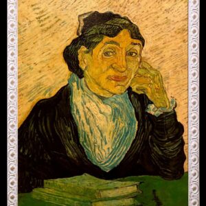 Escuela francesa moderna - La chica de Arlés (según V. Gogh)