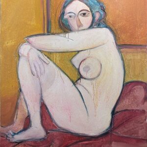 Escuela española contemporánea - Desnudo femenino de gran tamaño