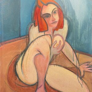 Escuela española contemporánea - Desnudo sentado