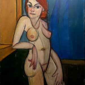 Escuela española contemporánea - Desnudo de pie