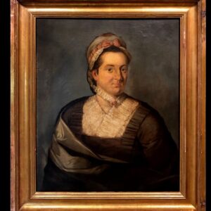 Escuela francesa (c. 1780) - Retrato de una mujer en Charlotte