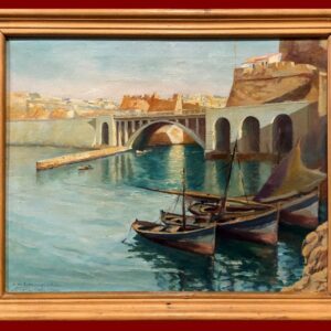Escuela orientalista (c. 1940) - Las murallas de Ceuta