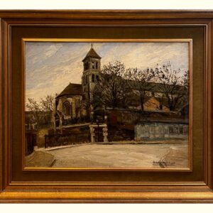 Georges Feldkirchner (1885-1952) - Iglesia de San Pedro en Montmartre (invierno de 1945)