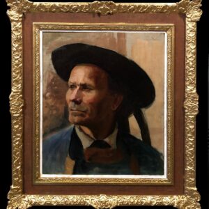 Escuela italiana (siglo XIX) - Retrato de un gondolero