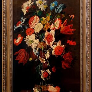 Escuela española (siglo XX) - La cesta de flores (según Juan de Arellano)