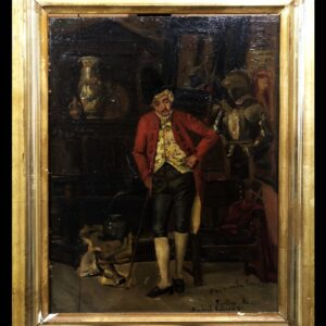 Escuela española (siglo XIX) - La tienda de antigüedades