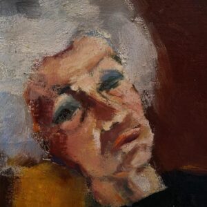 Retrato de una anciana – Escuela francesa, siglo XX