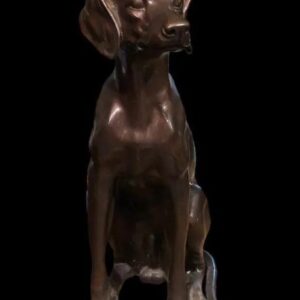 Escultura de perro de bronce - Francia, siglo XX