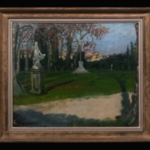 Masuki Komatsu (siglos XIX-XX) - El Jardín de Esculturas de Boboli, Florencia
