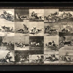 Gran conjunto de azulejos inspirado en la obra de Goya, La corrida de toros - España, c. 1960